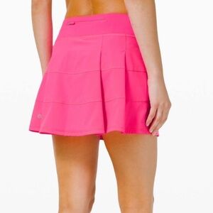 Lululemon Pace Rival Skirt Tall 4-way Stretch 15" Pink Highlight Dark Prism Pink